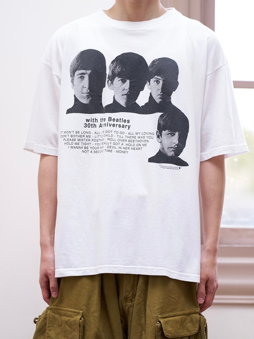 90s The Beatles  with the Beatles 30th Anniversary Promo T-Shirt