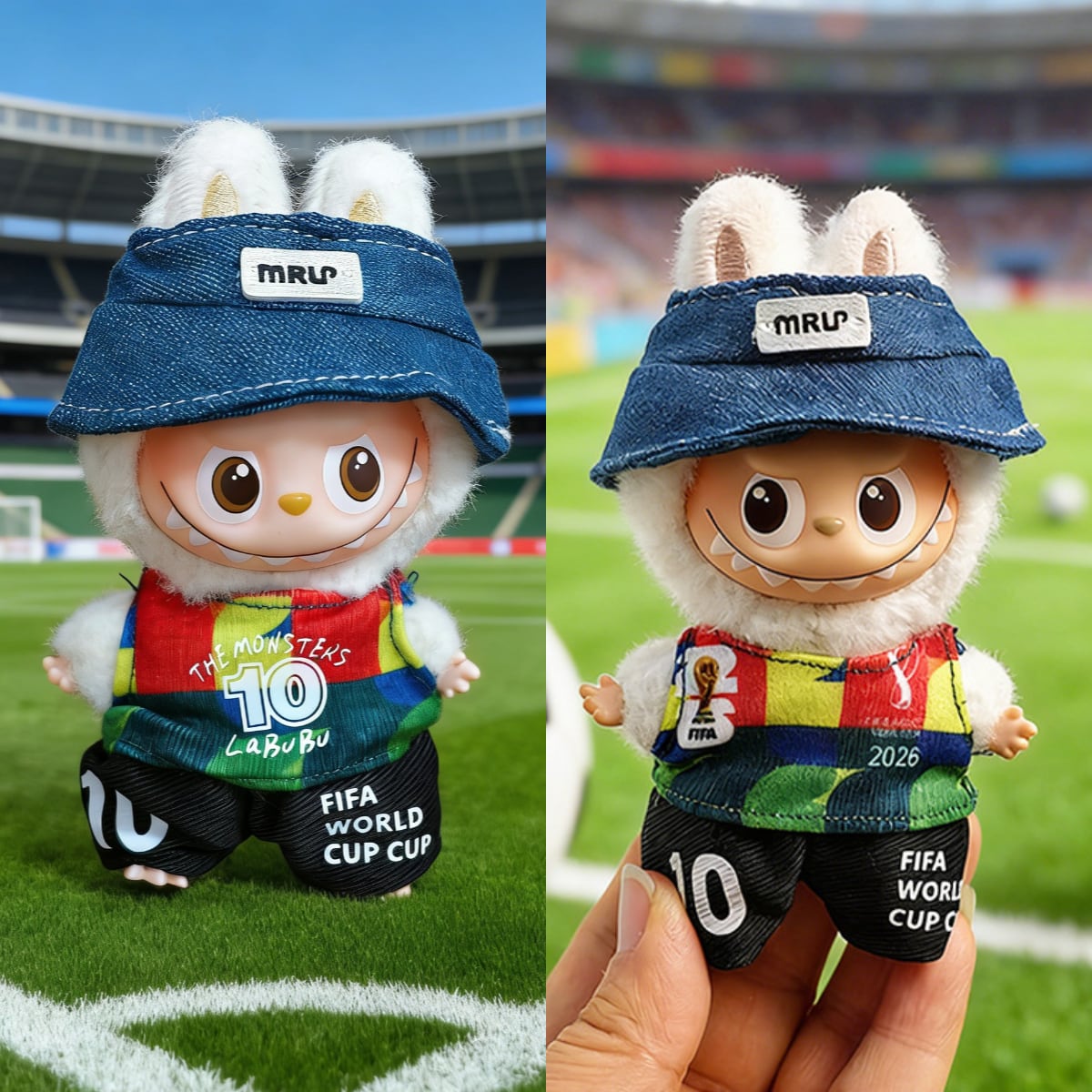 Labubu 4代用 カジュアル 2026 サッカー ユニフォーム トップス+パンツ
