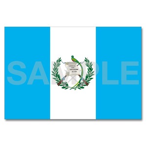 世界の国旗ポストカード ＜アメリカ＞ グアテマラ共和国 Flags of the world POST CARD ＜America＞ Republic of Guatemala