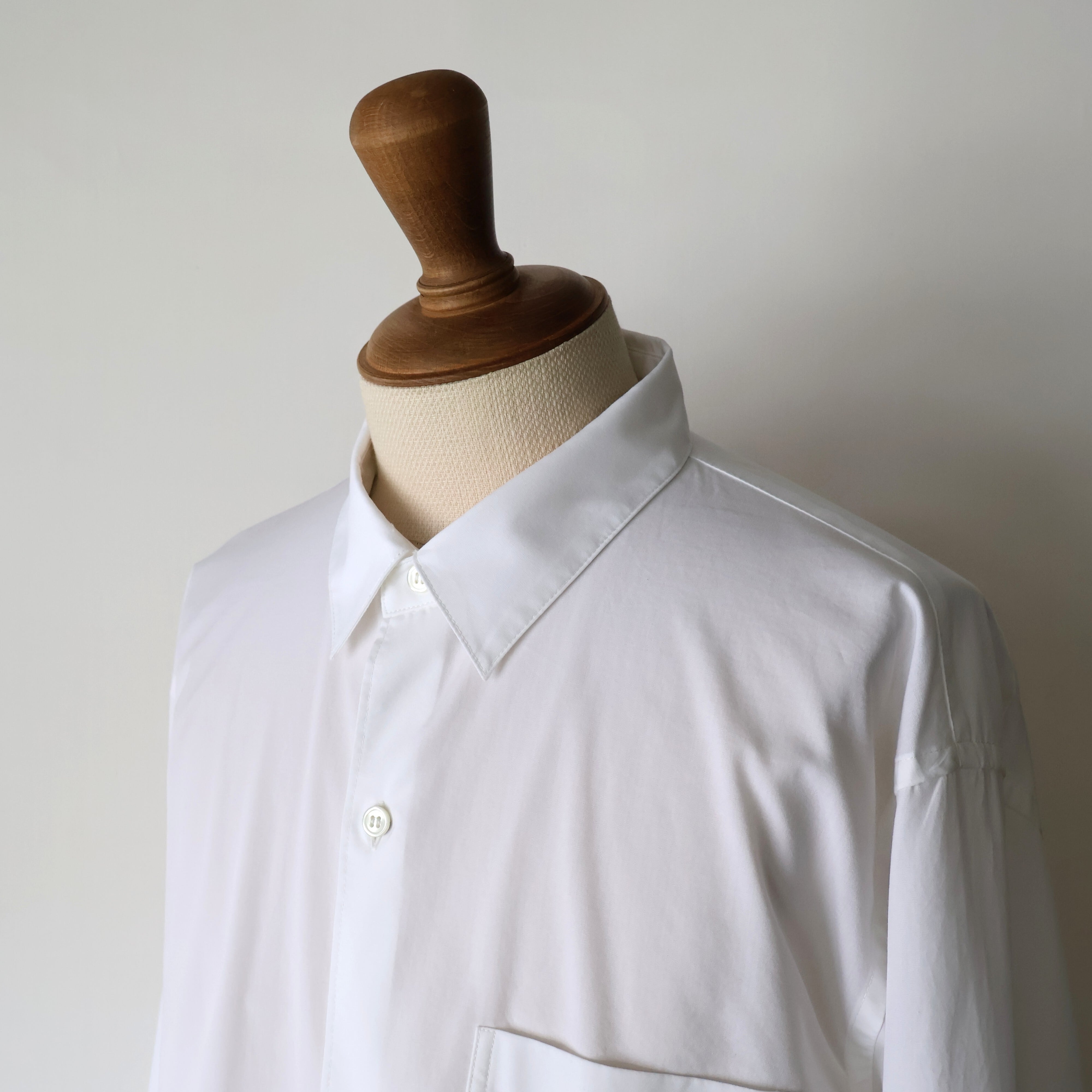 awasa “ regular collar shirt ( White )” | H.inch