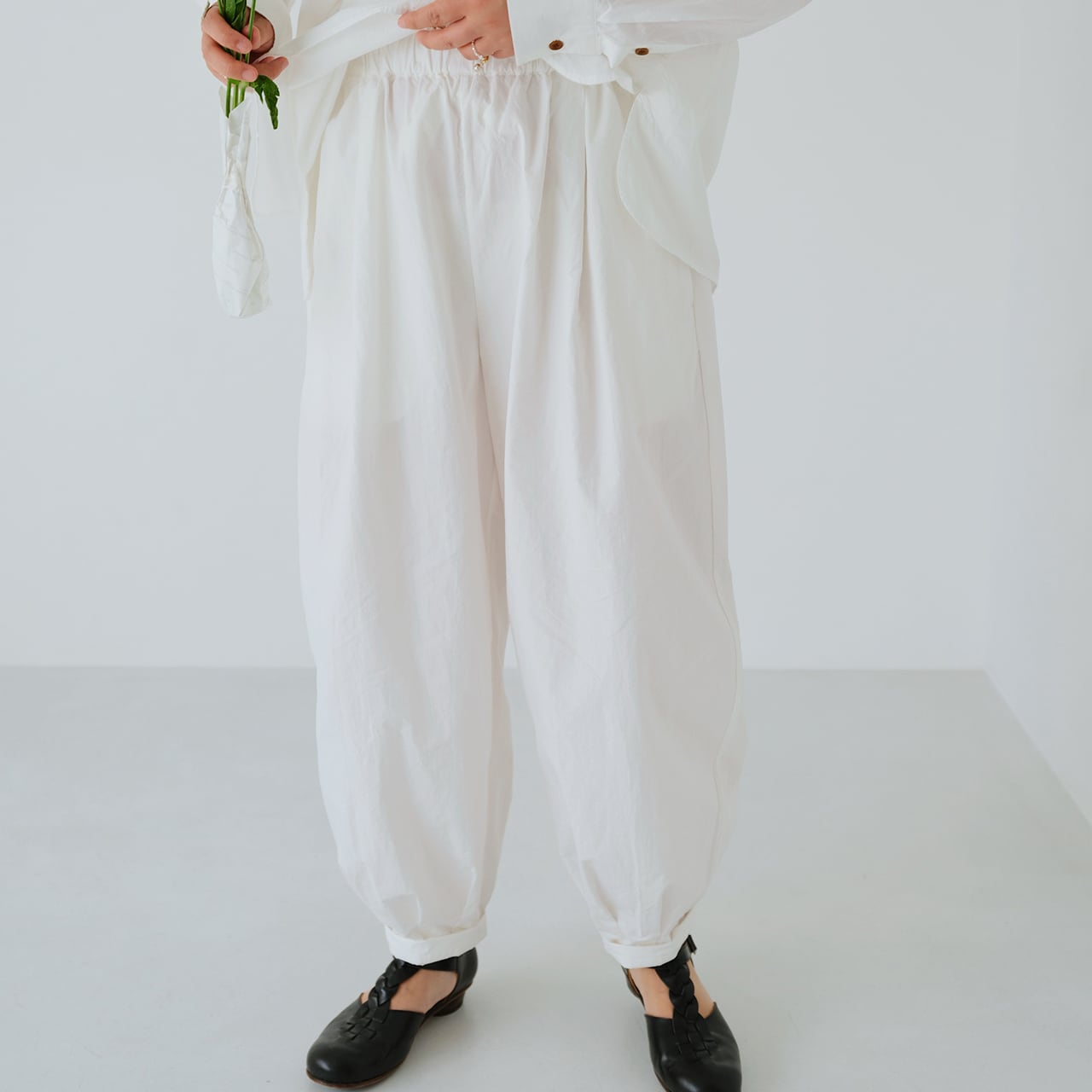 dookkara 洗い綿バルーンパンツ | dookkara