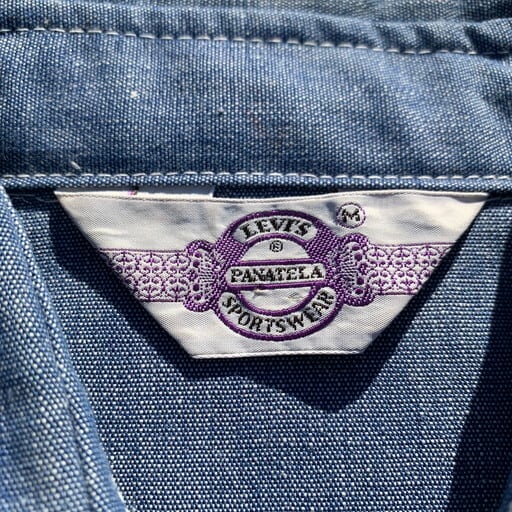 70's Levi's リーバイス PANATELA パナテラ シャンブレーシャツ ミント