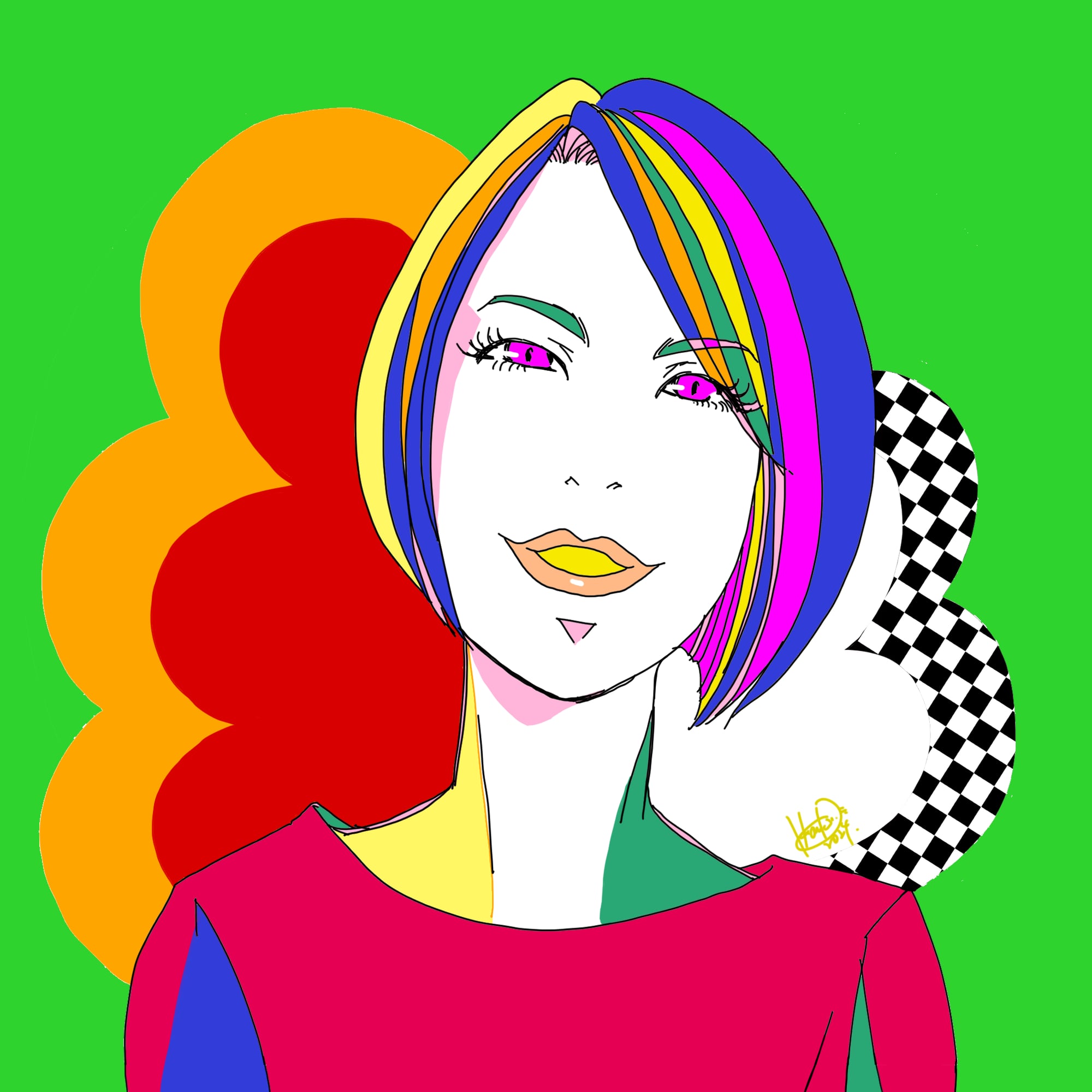 イラストオーダー アイコン イラスト作成 デフォルメアイコンイラストオーダー - メルカリ