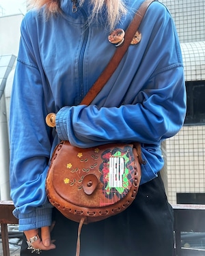 1970's HELP Leather Bag