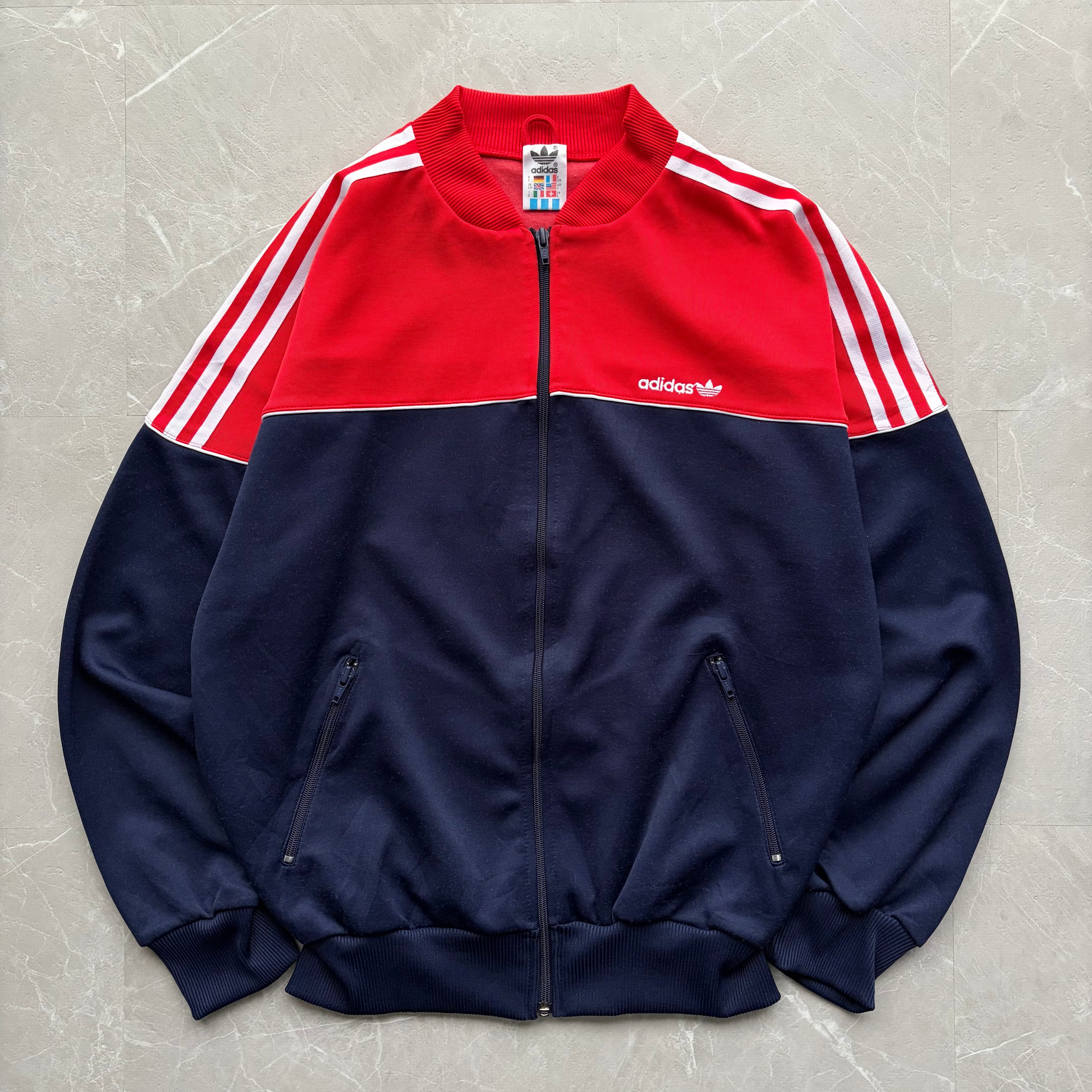 美品☆adidas/アディダス☆ジャージ/トラックジャケット☆ブラック/黒