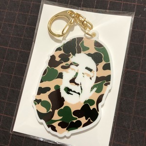 ACRYLIC KEY HOLDER (camo green)