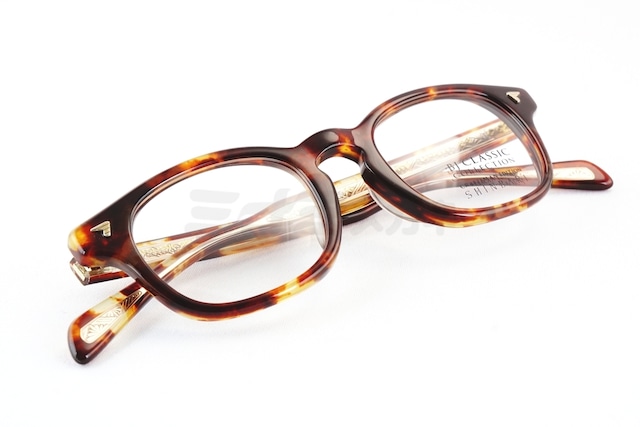 BJ CLASSIC メガネ SHINBARI SH-P565 C-2 ウェリントン セルロイド クラシカル ヴィンテージ 芯張り BJクラシック 鯖江 日本製 正規品-4枚目