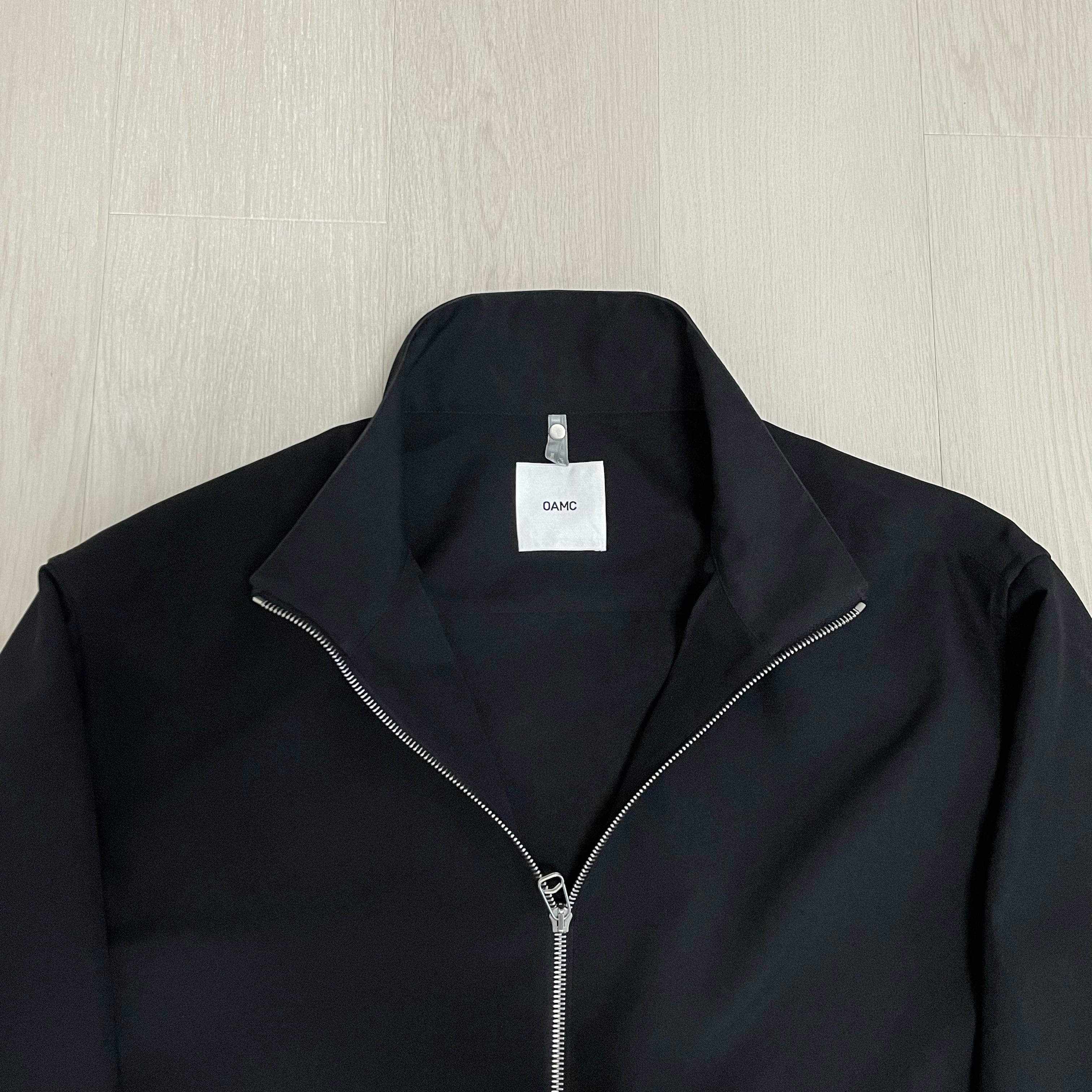 OAMC system full zip shirt black | henpinaomise