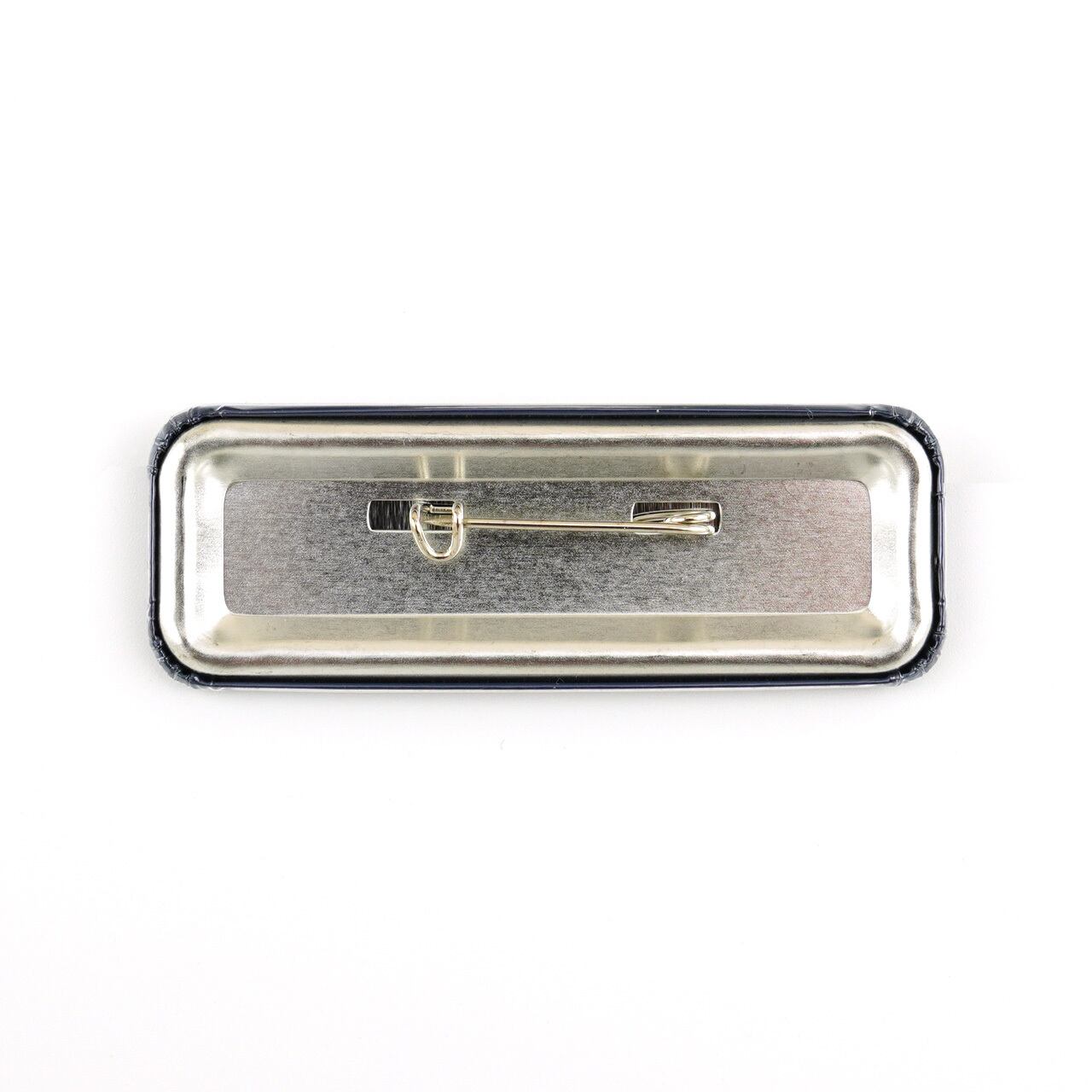 送料無料】駅名看板缶バッジ（北母子里駅木製看板-木目） | 幌加内そば