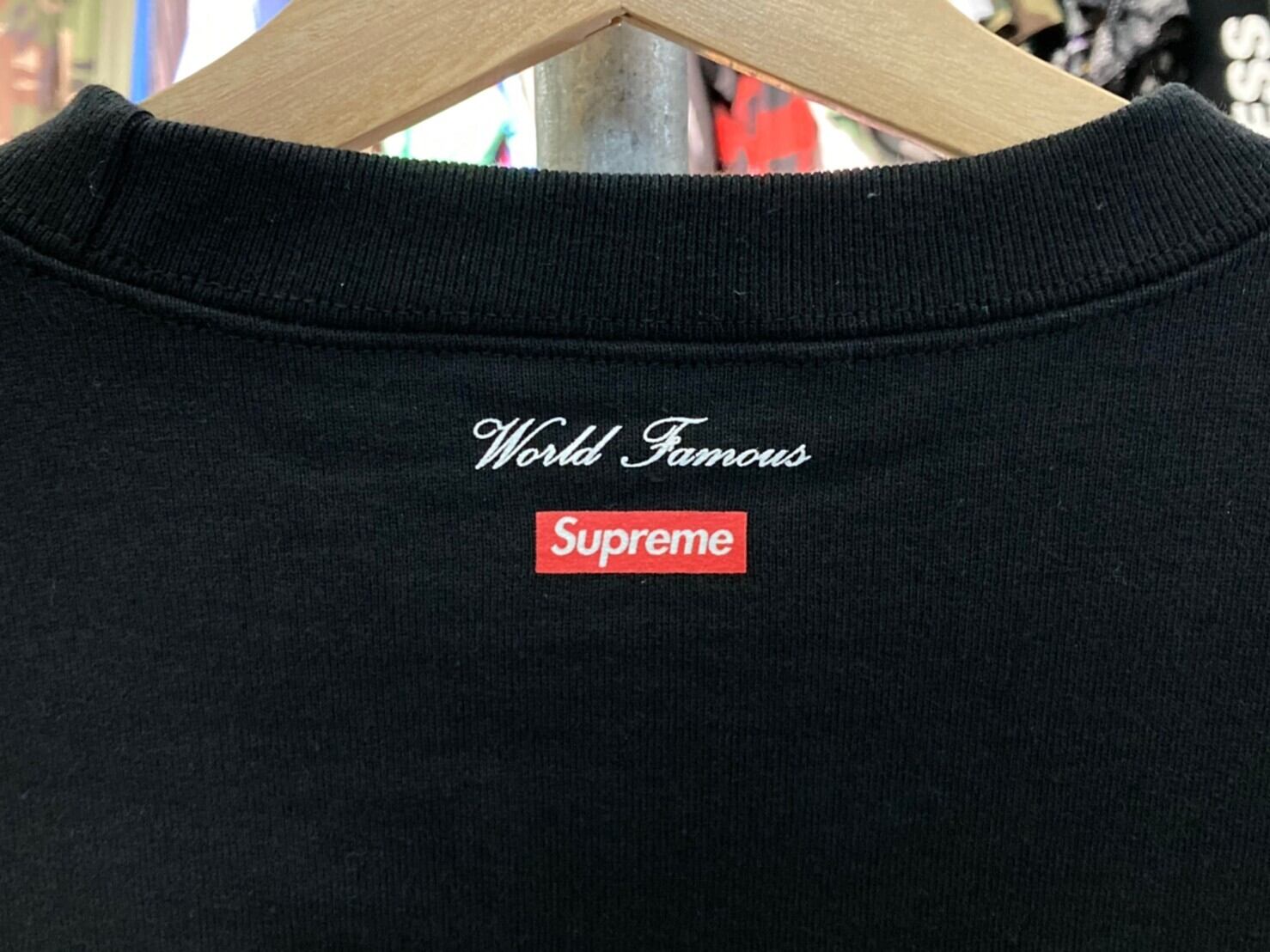 Supreme Aerial Crewneck ：Black：Large