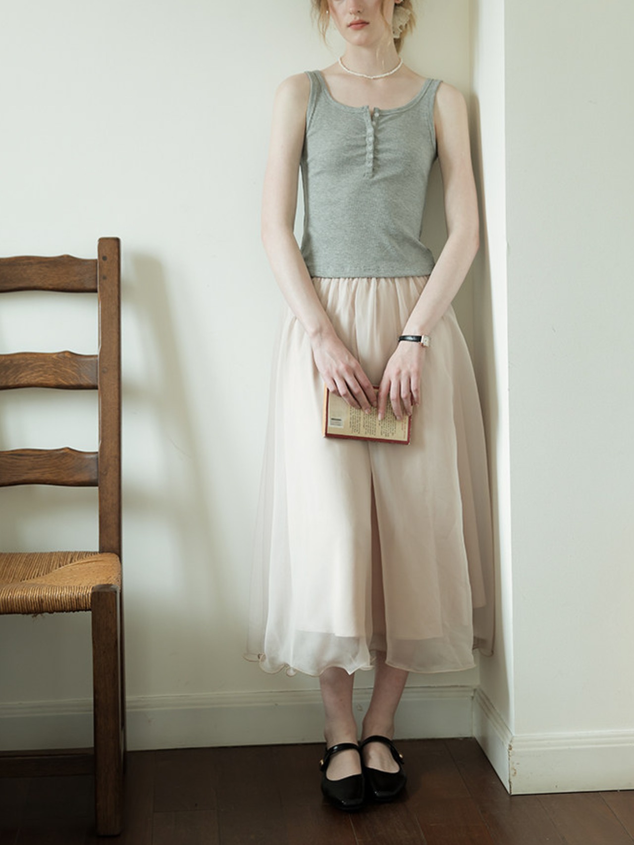 Odette Sheer Layered Skirt F0702