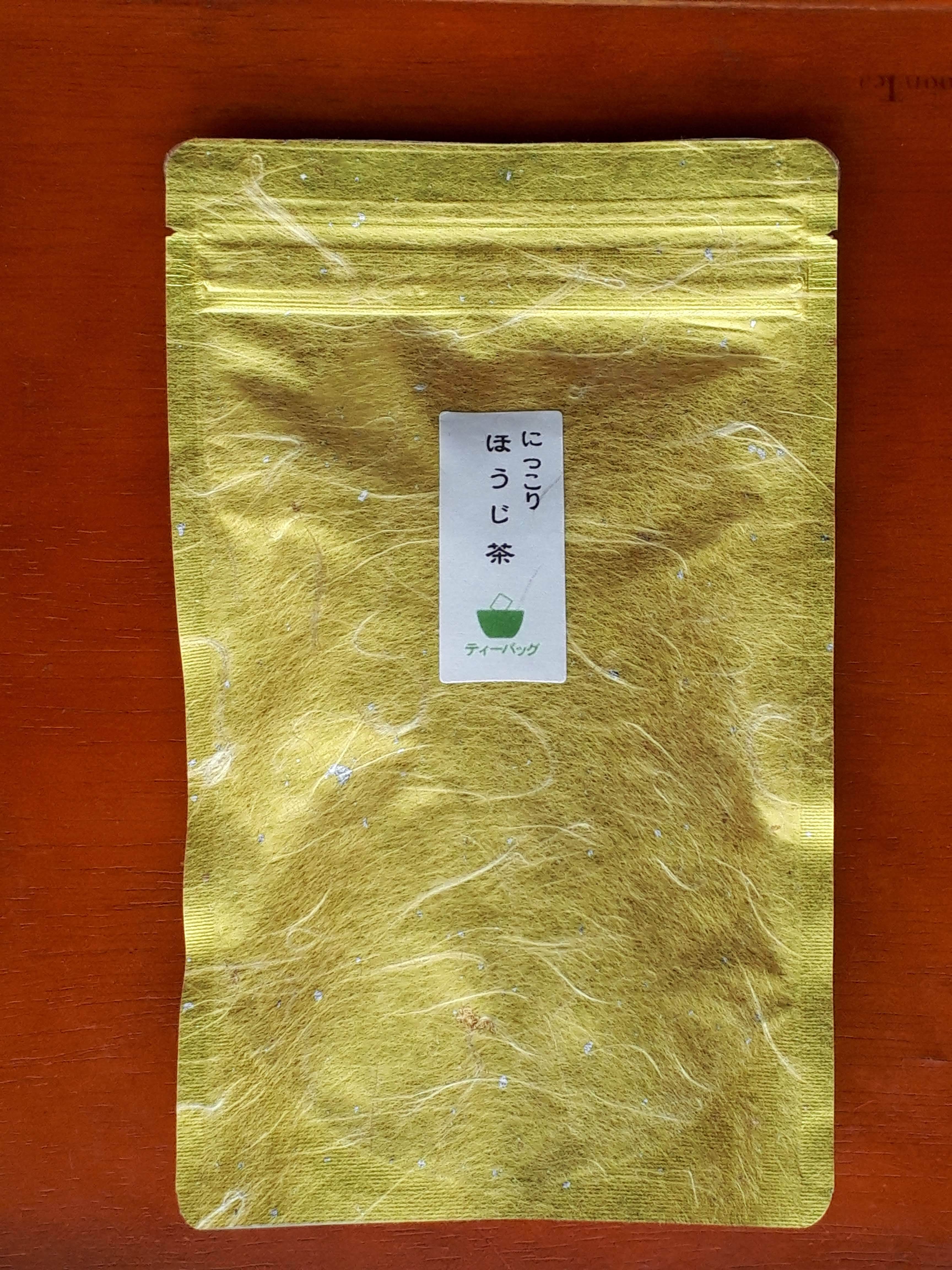 にっこりほうじ茶ティーパック(5g×20ヶ入) | 自園自製深蒸銘茶たかつか園