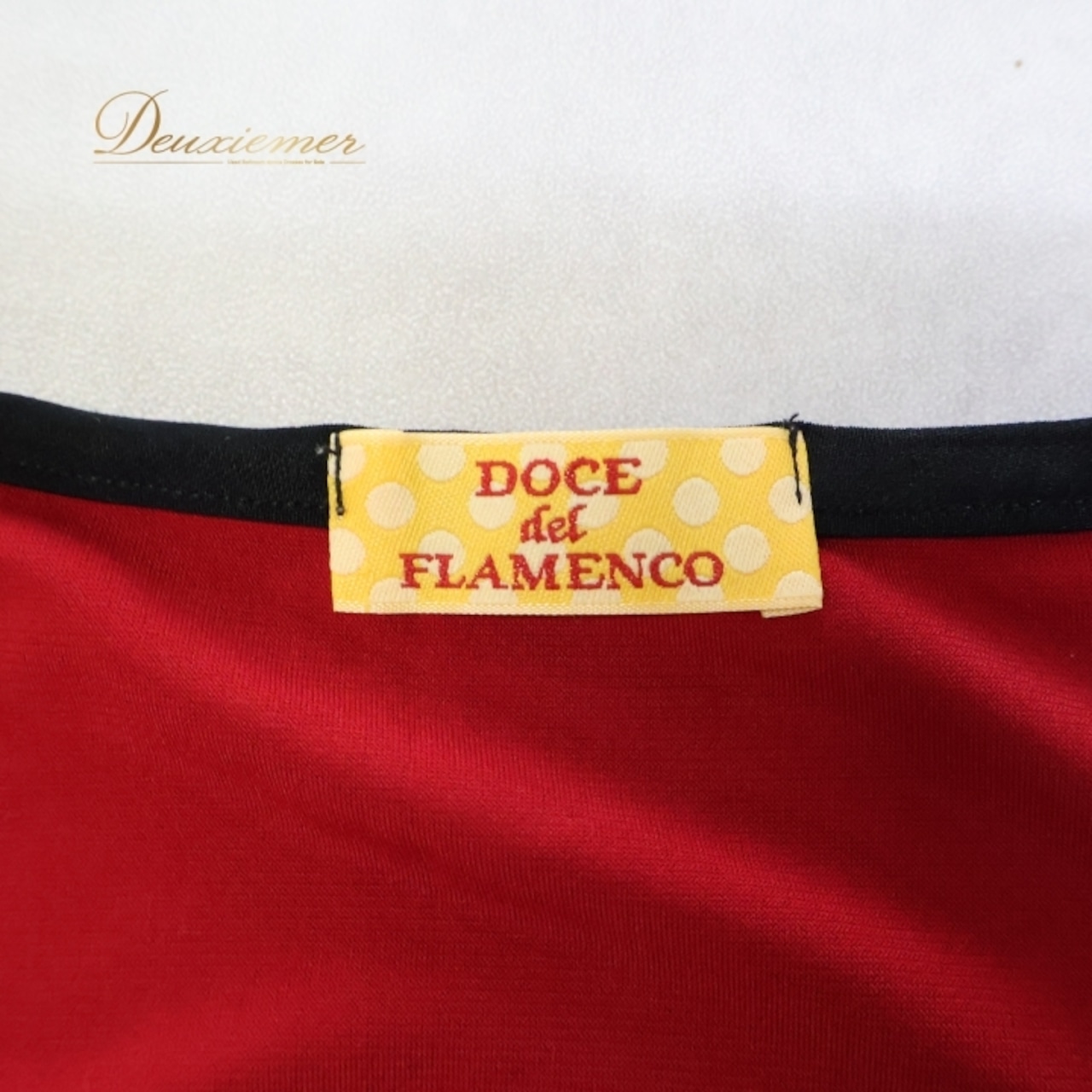 フラメンコ 衣装 ワンピース ドレス レッド系 ブラック系 ドセデルフラメンコ DOCE del FLAMENCO 赤 黒 無地 軽い 薄い ダンス パーティ 発表会 フラメンコドレス ワンピースドレス 踊り衣装 軽量 伸縮素材 フラメンコ衣装 パーティードレス シンプルスタイル 発表会用