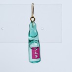 【片耳販売】シュワっと弾ける夏の思い出｜レトロなラムネ瓶のピアス イヤリング イヤーカフ ネックレス チャーム　