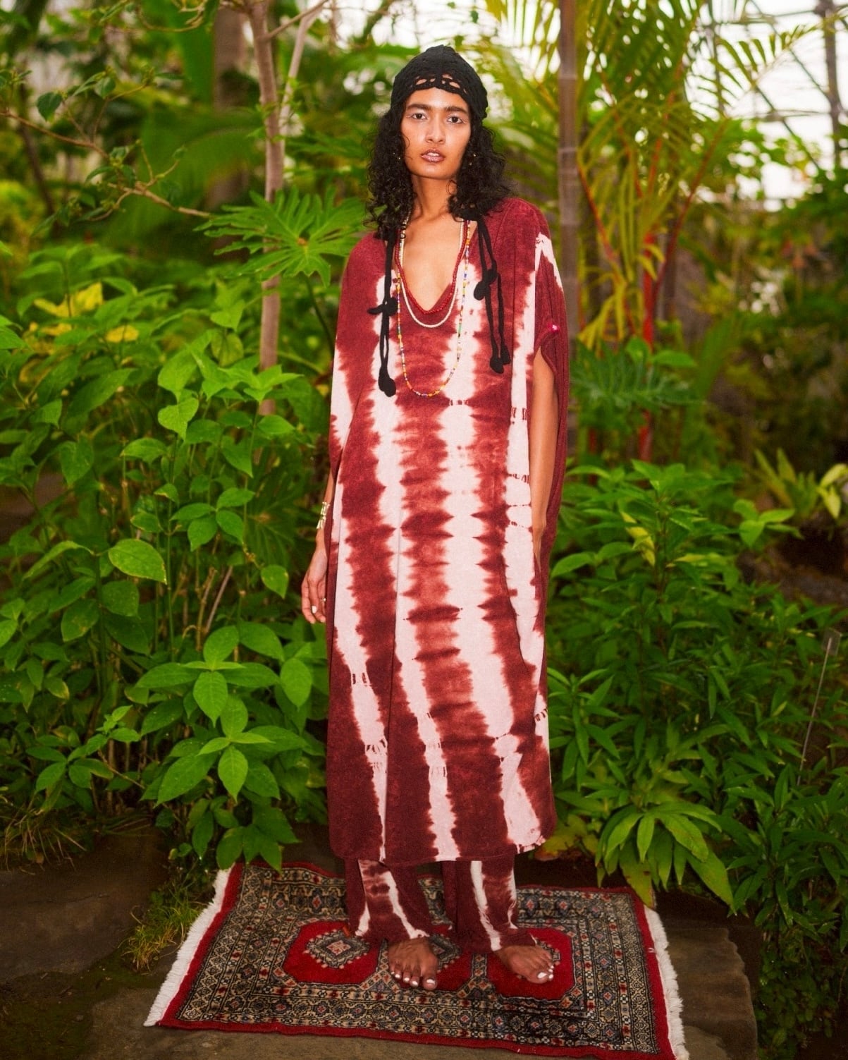 AMBERGLEAM フラワーカットベルボトム　ホットピンク Mサイズ AMBERGLEAM フラワーカットベルボトム ホットピンク Mサイズ