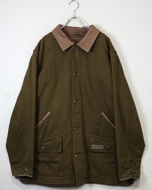【Caka act2】“Columbia”“RIVER LODGE” Leather Switching Hunting Jacket