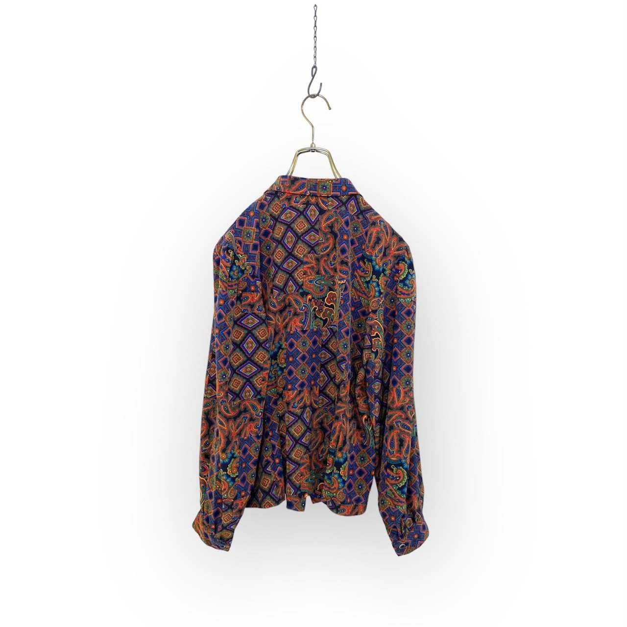 rinet ciug paisley pattern retro shirt-3755-11