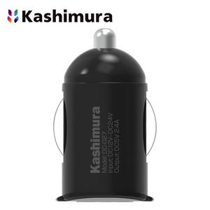 カシムラ (Kashimura) DC-2.4A-リバーシブルUSB 自動識別 インジケーター コンパクト DC-027