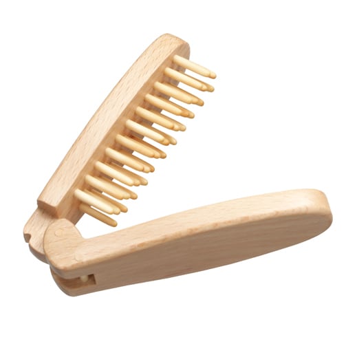 ヘアーブラシ 別府つげ工芸 つげブラシ 5列 つげブラシ 列 小 丸 Tsuge
