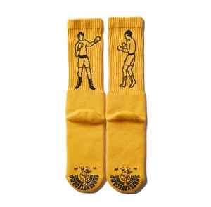 SOFTMACHINE × SURFSKATECAMP FIGHT SOX Mustard