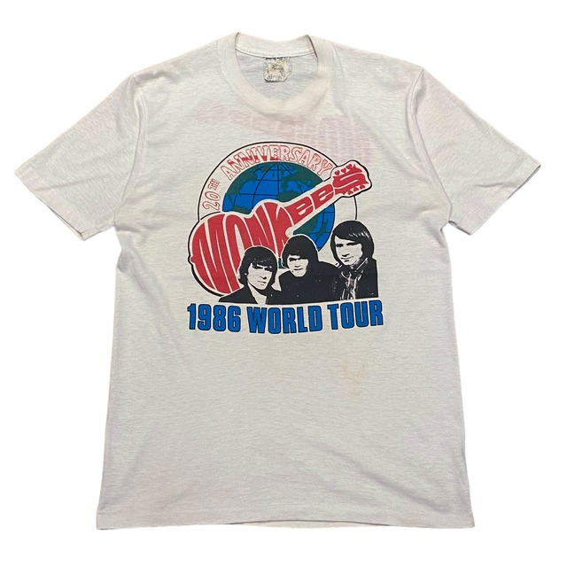 80's The Monkees "20th Anniversary Tour" Band T-Shirt / モンキーズ バンド Tシャツ バンT  古着 ヴィンテージ | WhiteHeadEagle