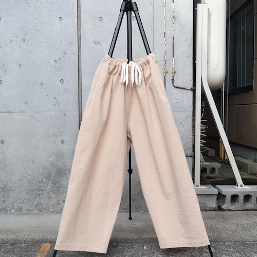 Gurank “ 14/2 LW baggy pants ( Beige-Blue )”