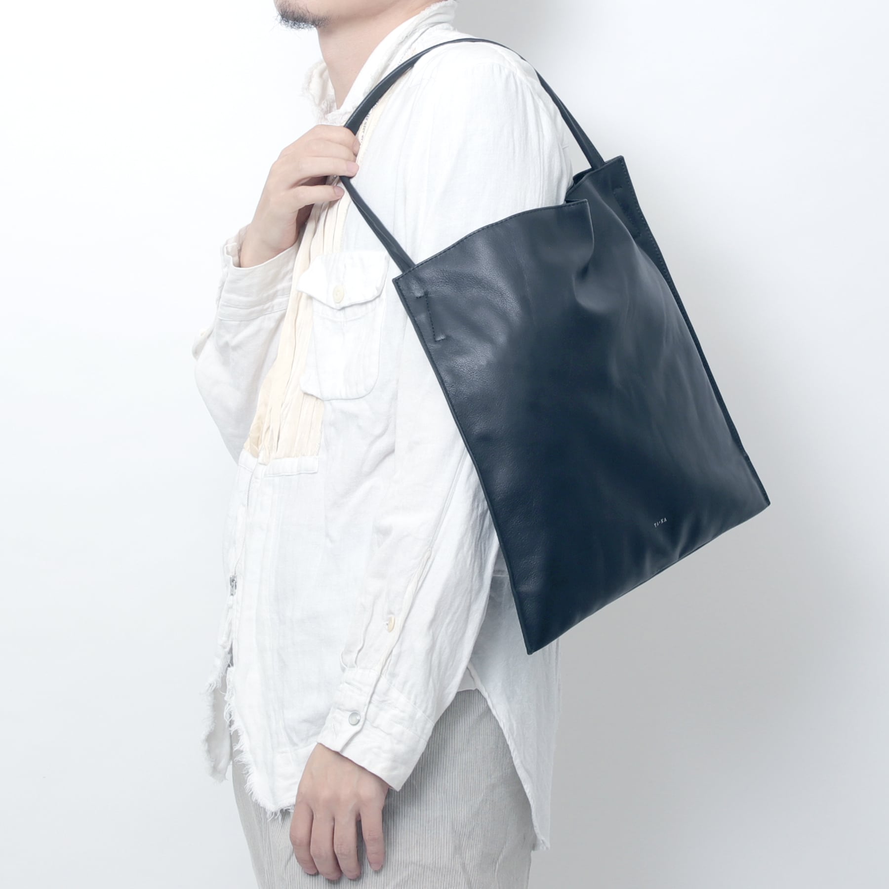 real leather one shoulder tote bag [wam1] / Y2212FRB06 | YArKA