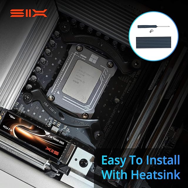 SIX X7400Pro TLC Nand NVMe M.2 SSD PCIe Gen4x4 2TB M.2 2280規格