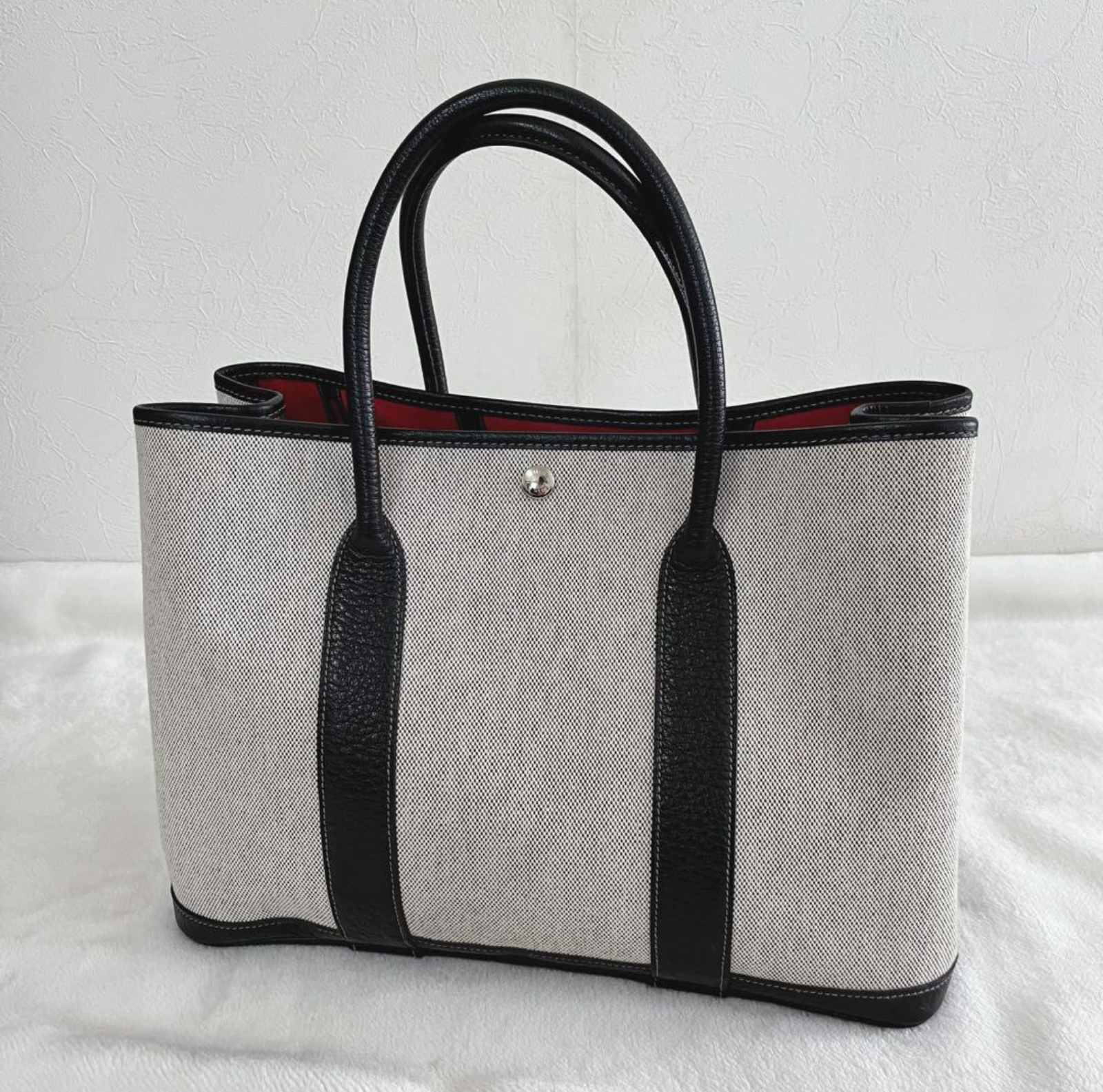 HERMES エルメス ガーデンパーティー 36 PM ボルデュックリボン 