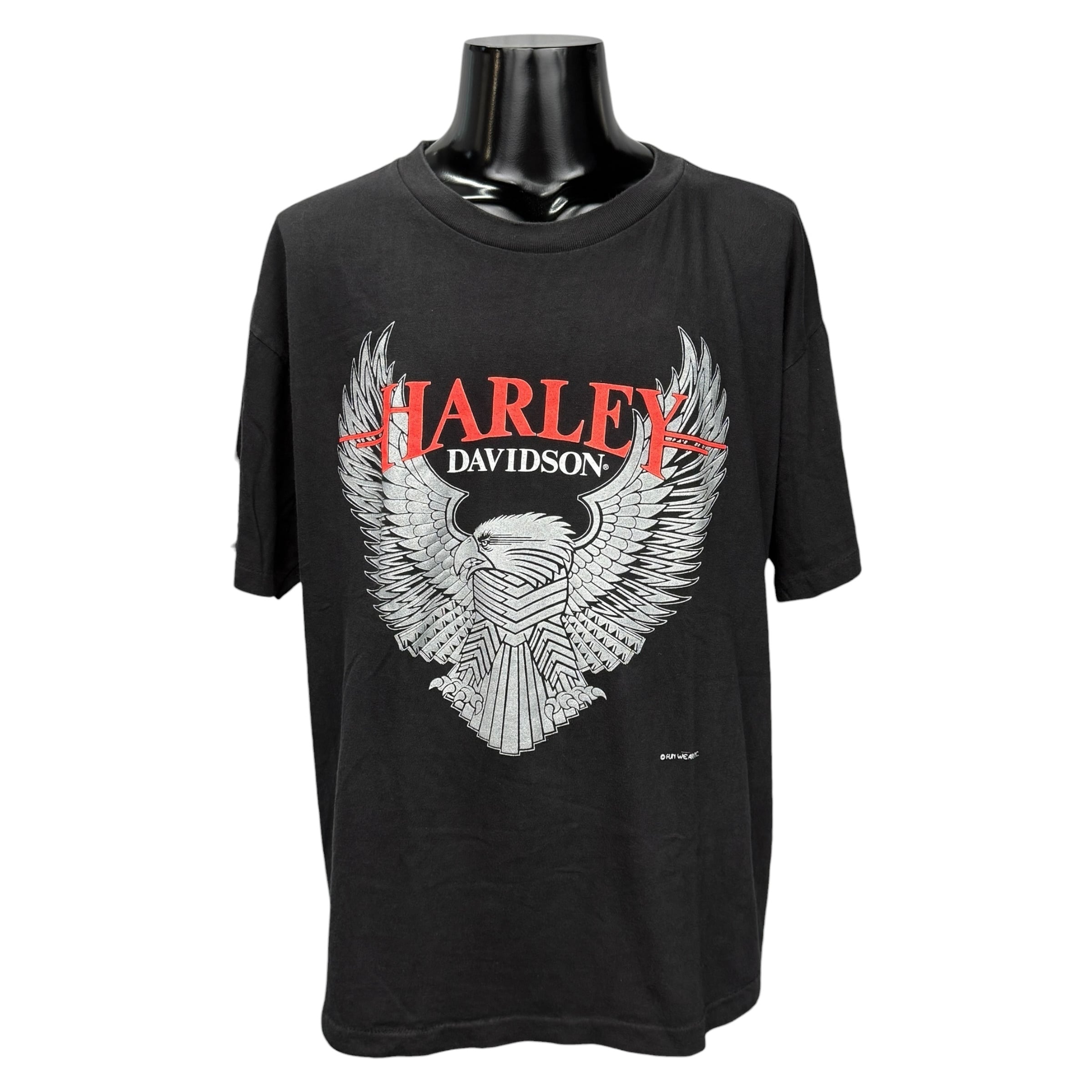 HARLEY-DAVIDSON】ハーレーダビッドソン フレイムロゴ Tシャツ XL