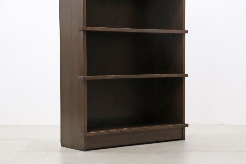 沼津店】レトロ ラワン 無垢材 本棚 シェルフ 飾り棚 食器棚