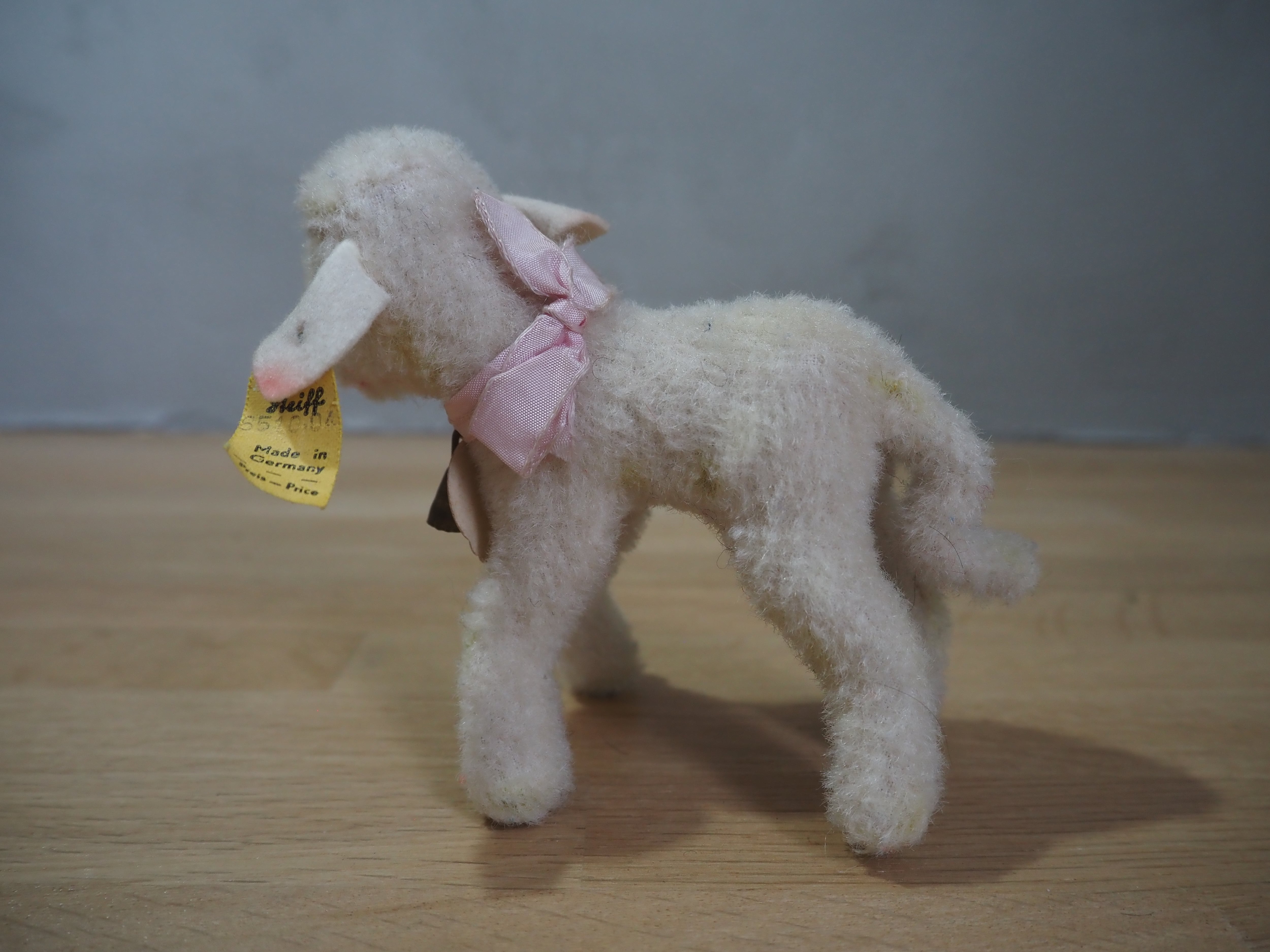 オールド シュタイフ ヒツジ Steiff Lamby 10cm | ヒガシマチマーケット