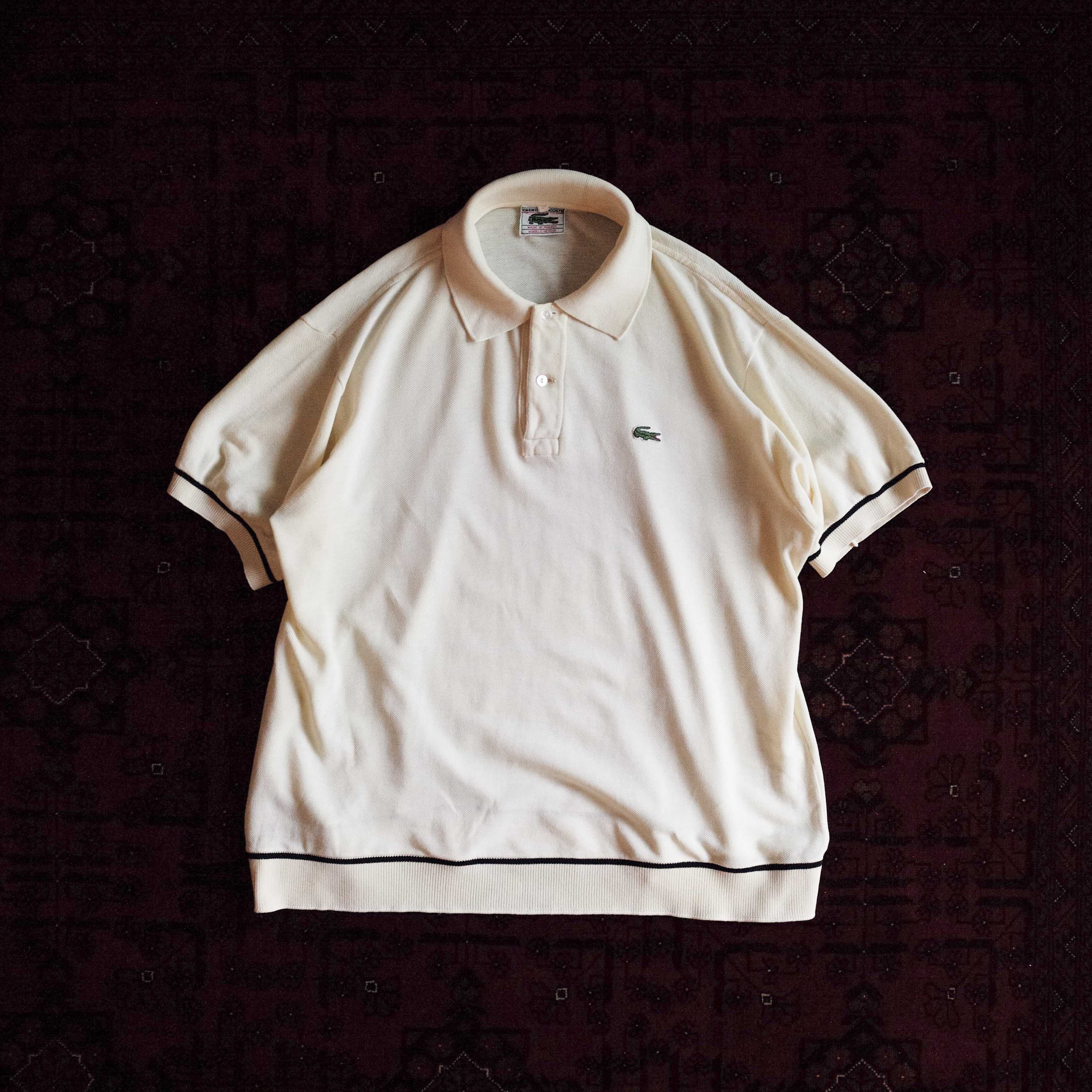 CHEMISE LACOSTE ポロシャツ ショートスリーブ 半袖 6サイズ C100 1960年代 ヴィンテージ フレンチラコステ フレラコ  國立外套店