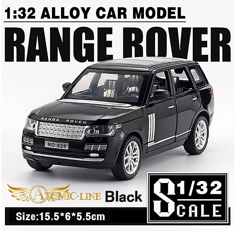 LAND ROVER レンジローバー 1/32 ミニカー 全4色 ライト点灯 LAND ROVER レンジローバー 1/32 ミニカー 全4色 ライト点灯