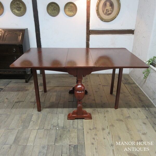 英国アンティーク ダイニングテーブル ゲートレッグテーブル
