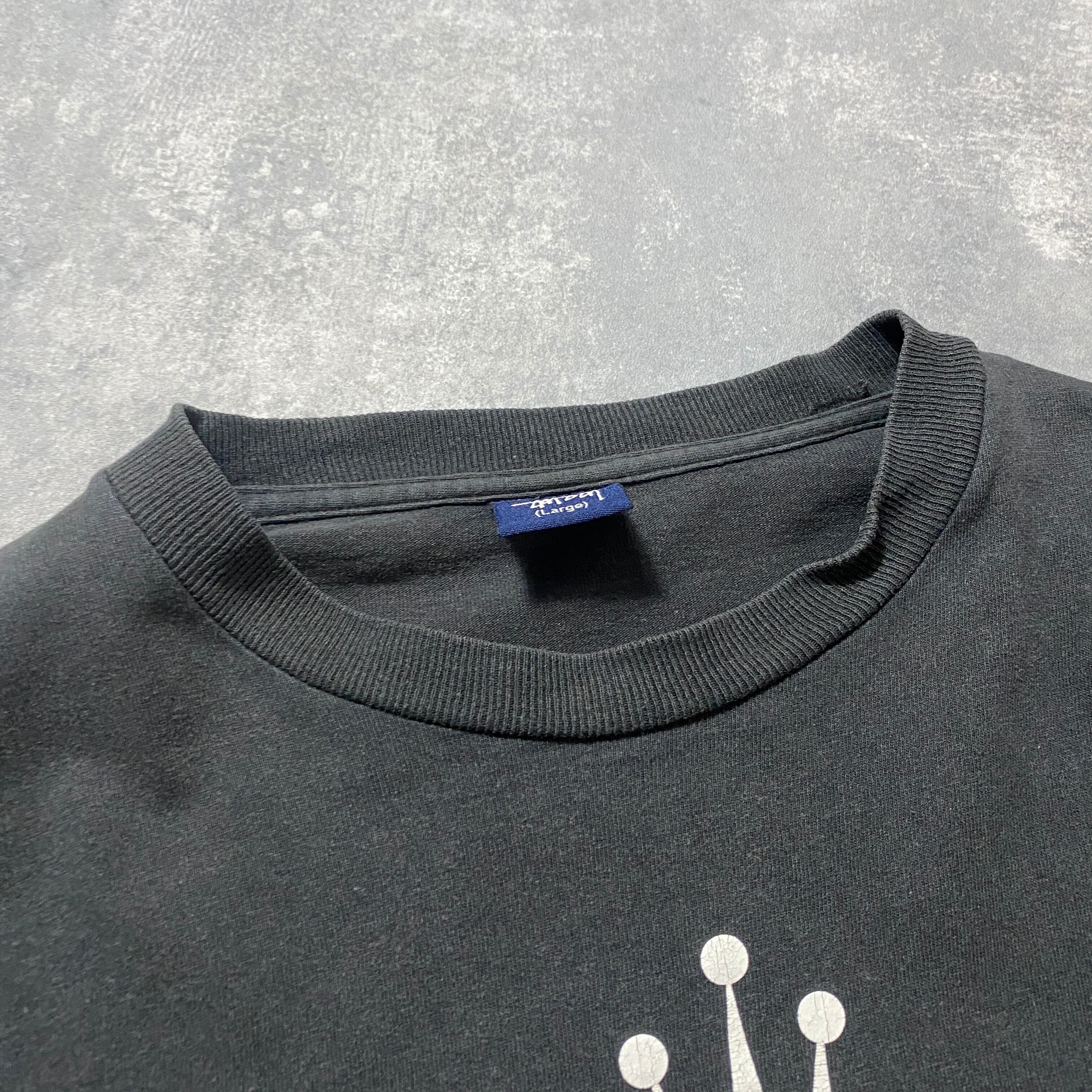 90's old stussy ステューシー 折れクラウン×SSリンク プリント 90's old stussy ステューシー 折れクラウン×SSリンク プリント