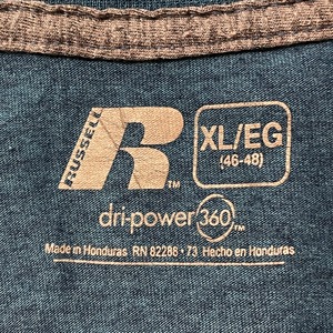 【Russell】ワンポイントロゴ Tシャツ XL ビッグサイズ ラッセル ポリエステル80% US古着