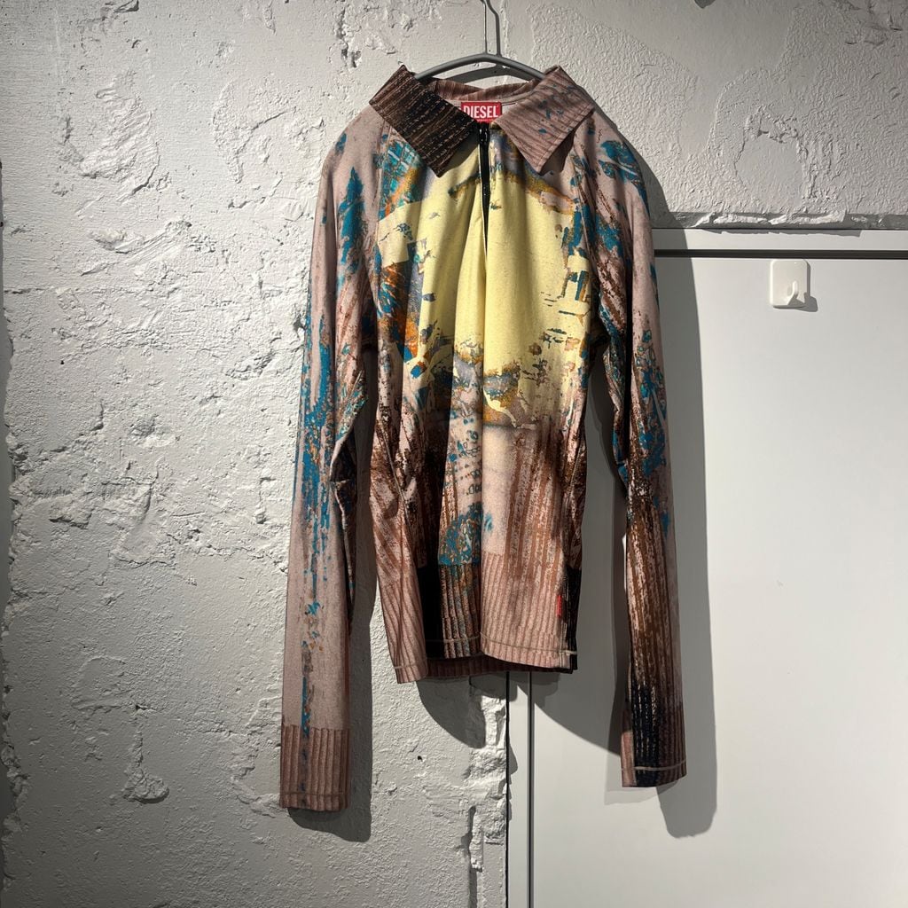 DIESEL ディーゼル 24AW Half-zip T-Shirts ハーフジップシャツ