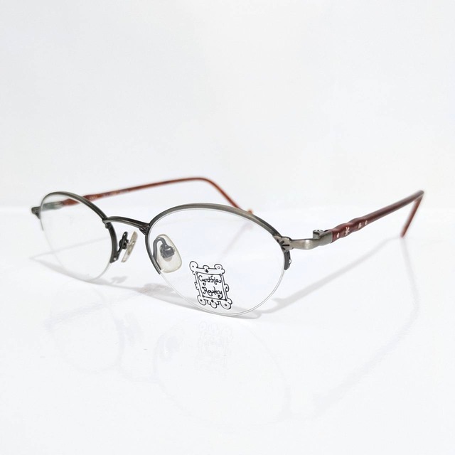 【Cynthia Rowley（ｼﾝｼｱ ﾛｰﾘｰ）】 屈折率1.67遠近両用セット　ナイロール　マットシルバー