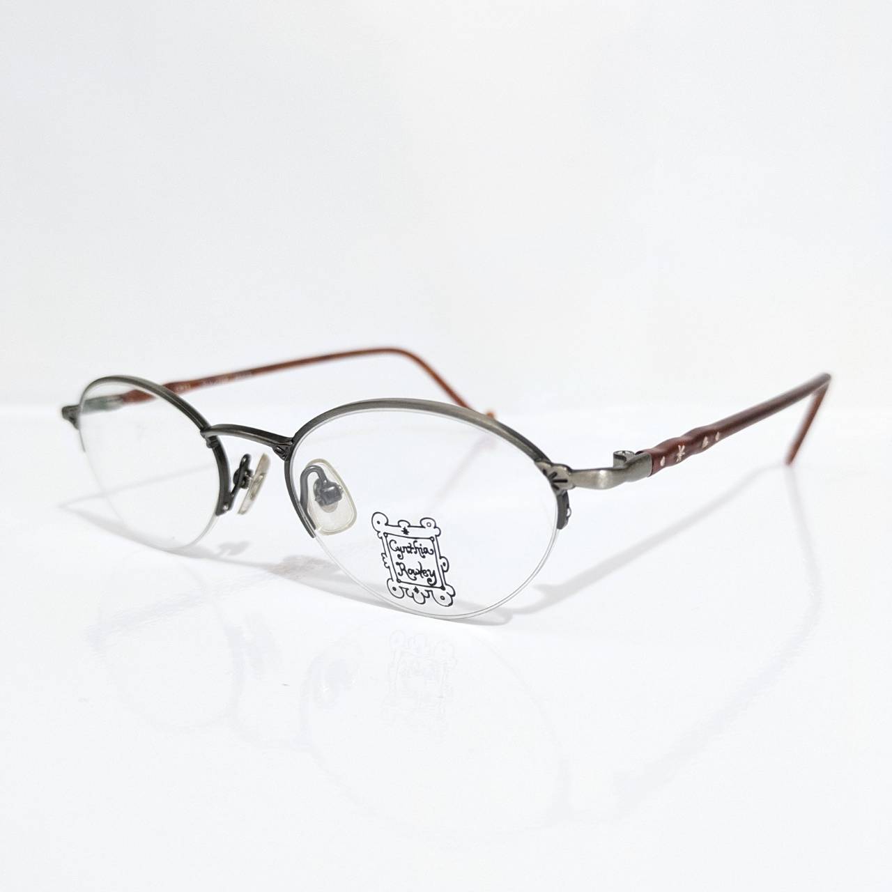 【Cynthia Rowley(シンシア ローリー)】 屈折率1.67遠近両用セット ナイロール マットシルバー