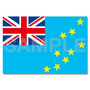世界の国旗ポストカード ＜オセアニア＞ ツバル Flags of the world POST CARD ＜Oceania＞ Tuvalu