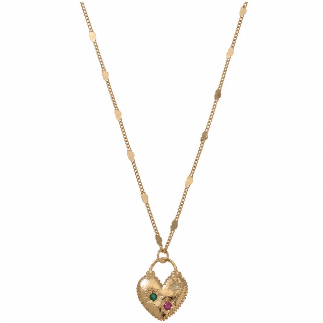 COEUR MULTIPIERRESネックレス
