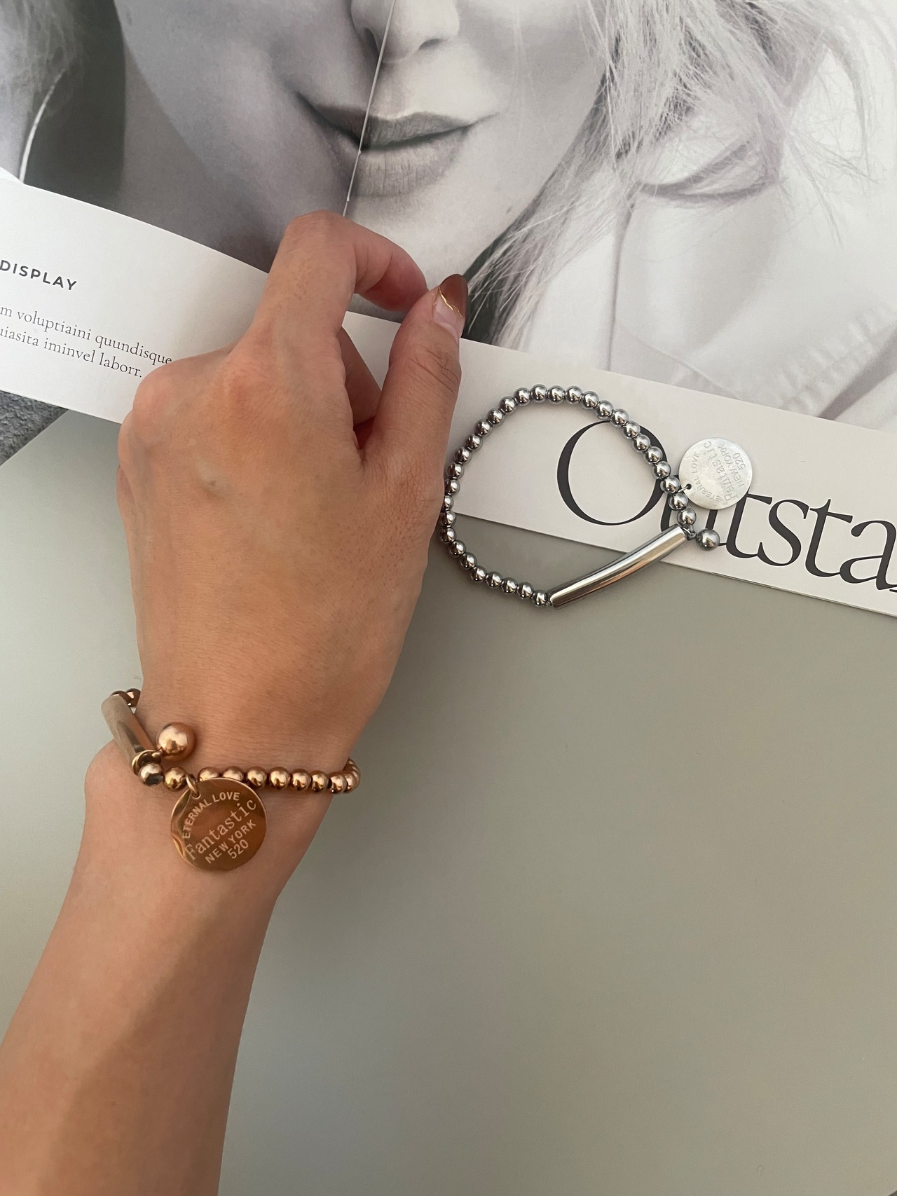 round charm bracelet