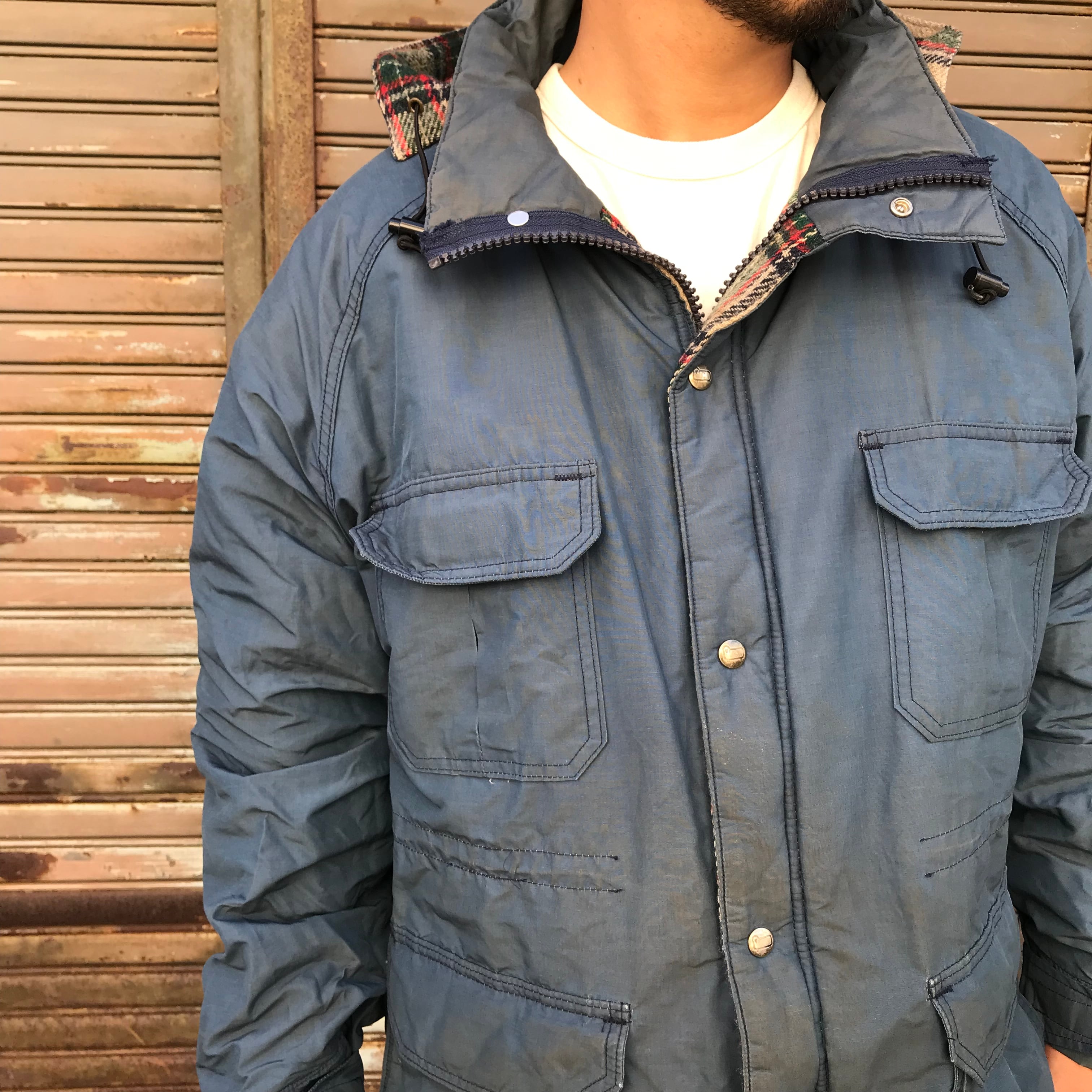 【USA製】70s 80s Woolrich マウンテンパーカー 中綿入り