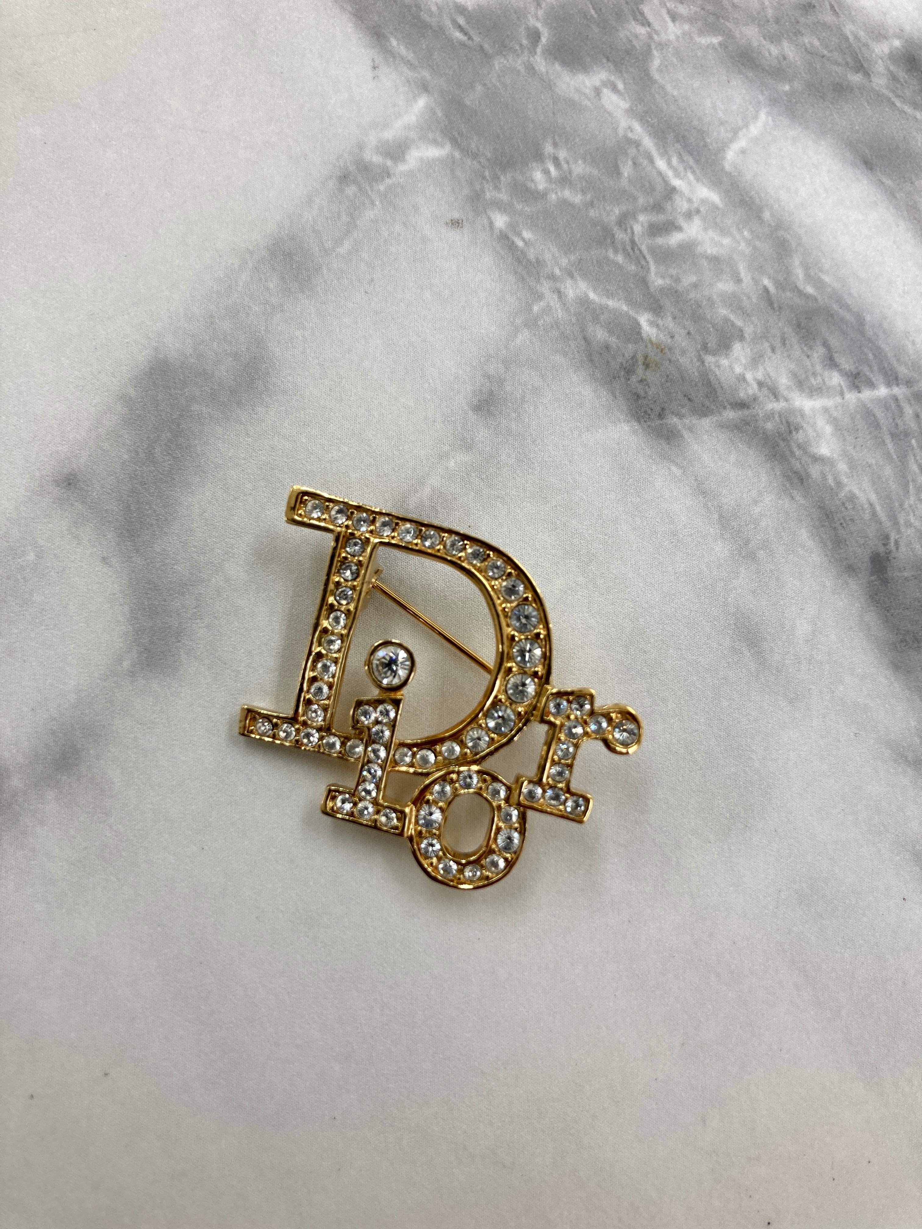 Christian Dior クリスチャン ディオール ディオールロゴ ストーン