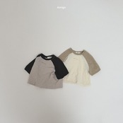【取寄/韓国直送】Amigo 26/SM スラブバイカラーTシャツ｜夏服｜韓国子供服