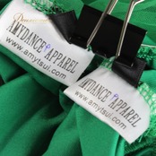 社交ダンス 衣装 AMYDANCE APPAREL エイミーダンス・アパレル ツーピース レッスンウェア グリーン系 緑 無地 セットアップ 上下セット トップス スカート ギャザー ダンスパーティー レディース 競技ダンス ボールルームダンス 気品 可愛い シンプル