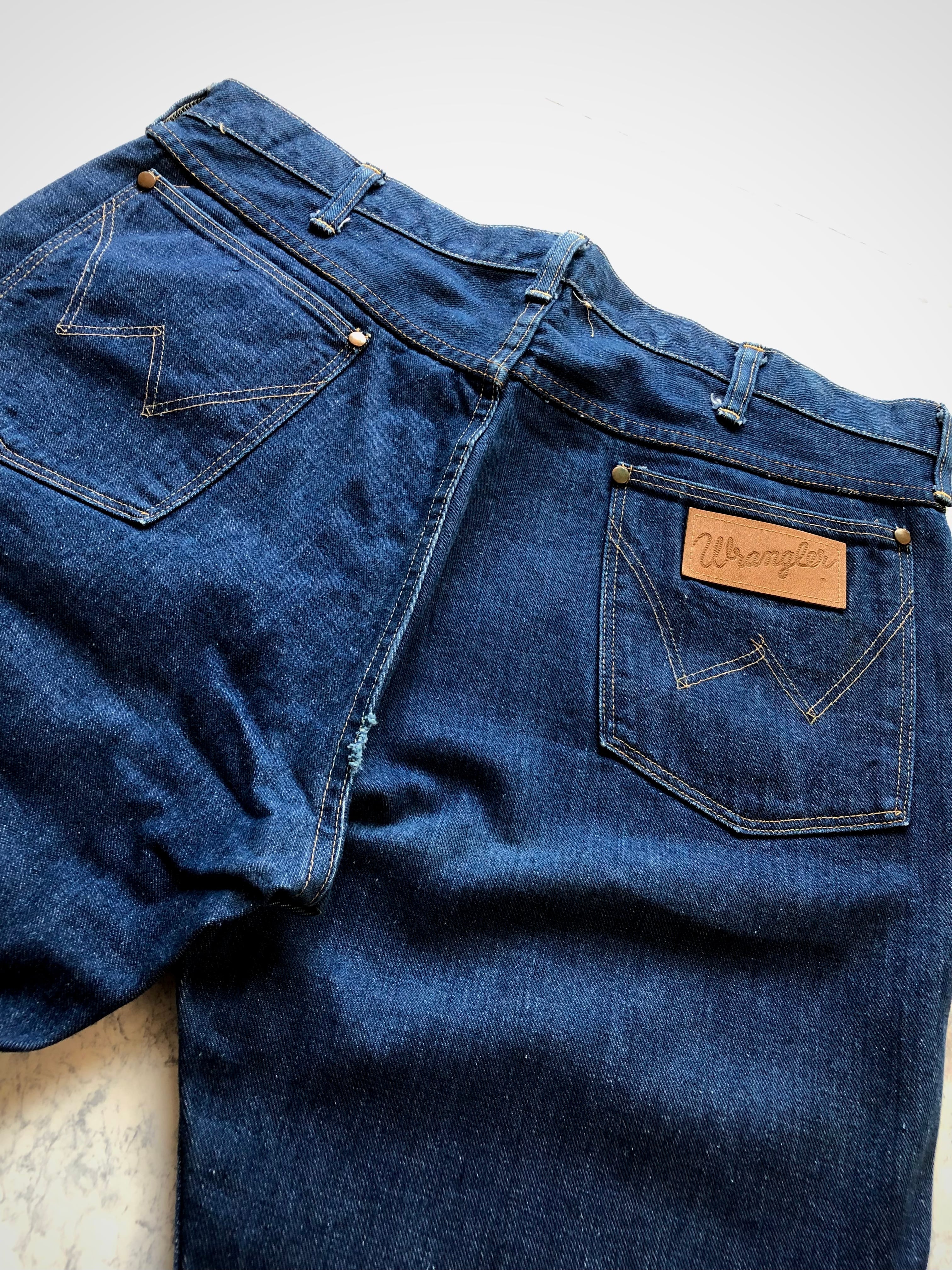 60s〜 WRANGLER 11MWZ BELL-TAG 5PKT INDIGO DENIM OLD VINTAGE