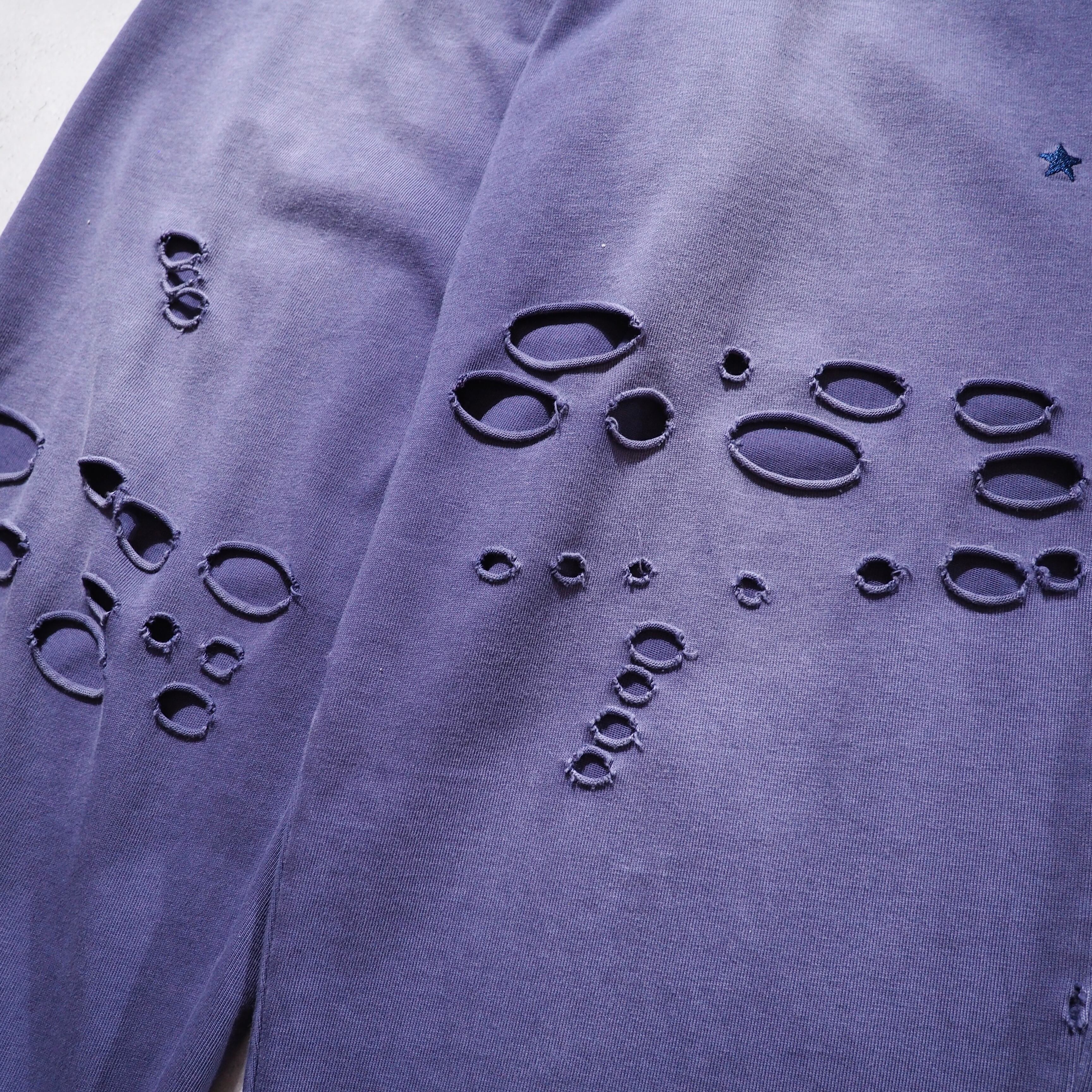 " CONVERSE TOKYO " PIGMENT DYE DISTRESSED Wide sweat pants