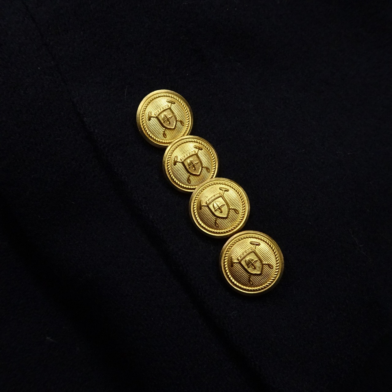80s～ Vintage Ralph Lauren ラルフローレン テーラードジャケット 紺 